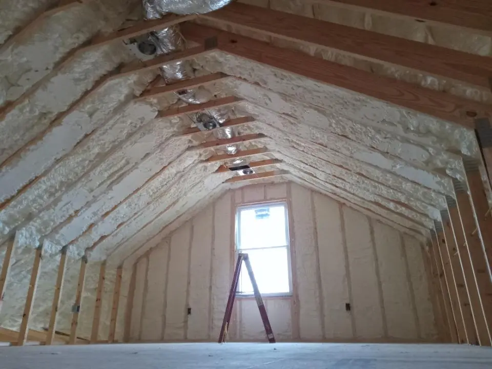 Spray foam roofing application for Crawl Space Insulation project in Wynne
